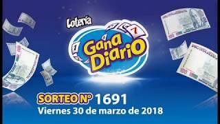 Sorteo Gana Diario - Viernes 30 de marzo de 2018