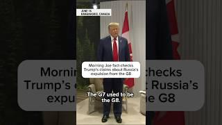 Morning Joe fact-checks Trump's claims about Russia's expulsion from the G8