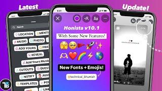 Honista v10.1 New Update  | Honista iPhone Story Setting | Honista iOS Fonts + Emojis Settings!