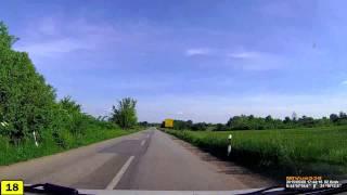 Driving in Serbia. Road 18: Vršac - Bela Crkva. (Timelapse 4x)