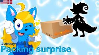 Joneoyvilde03 Packing Surprise Ep1 Box fox is plushie stuffed animal from Balan Wonderworld