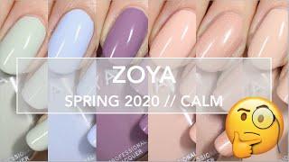 Zoya Spring 2020 // Calm Collection // Comparisons