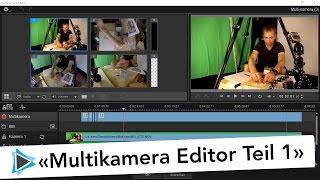 Multikamera Editor Pinnacle Studio 20 Deutsch Übersicht Teil #1 Video Tutorial