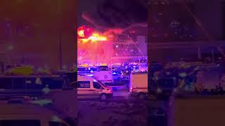 There was a big terrorist attack in Moscow #shorts #shortsvideo #moscow