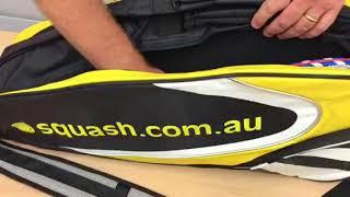 Squash.com.au 6 racquet Bag