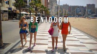 Benidorm Spain  Full Walking Tour in 4K | Costa Blanca