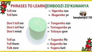 Learning Words.#english #luganda 