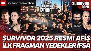 SURVIVOR 2025 AFİŞ İFŞA FRAGMAN TANITIM İZLE ALL STAR GÖNÜLLÜLER TAM KADRO YEDEKLER TURABİ ACUN TV 8