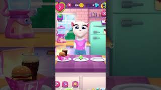 Никогда НЕ ДАВАЙ ГОВОРЯЩЕЙ АНДЖЕЛЕ ОТРАВЛЕННЫЙ ПИРОГ! - Talking Angela #shorts