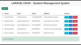 Complete Source Code CURD Application in Laravel 11 - Laravel Tutorial for Beginners