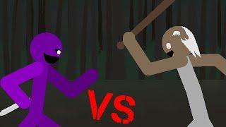 Granny Vs Purple Guy | Sticknodes