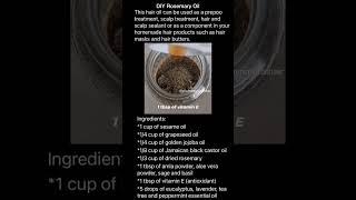 How to make DIY Rosemary Oil for Hair Growth Retention