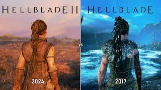 Hellblade 2 vs Hellblade | Physics and Details Comparison