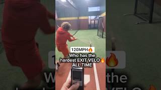 Who has the Hardest EXIT Velo all time? 
