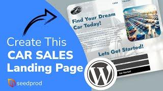 How to Create a HIGH Converting Car Sales Landing Page...