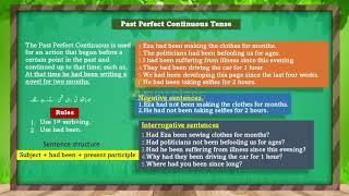 Past Perfect Continuous Tense | English Grammar | Easy Class by Amir