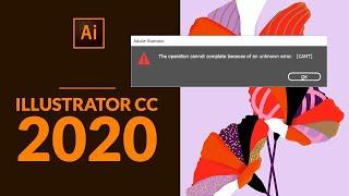 How to Solve Adobe illustrator Error | How to fix illustrator loading error 2020 | CANT Error