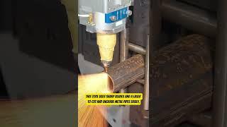 Extraordinary metal pipe cutting #metal #cuttingmachine #short