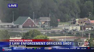 LIVE REPORT: 2 Sheffield Police Department officers shot in Muscle Shoals