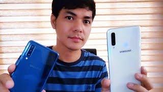 Samsung A50 vs Samung A7 DESIGN & CAMERA Comparison | Zeibiz