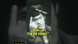 Why Bruce Lee Was NOT a FIGHTER  #ufc #brucelee