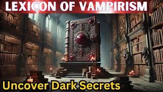 The Dark Secrets of the Lexicon of Vampirism Now!