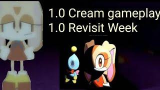 1.0 cream Gameplay and got Targeted |Sonic.Exe The Disaster 1.0 Revisit Week