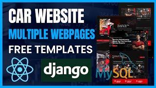 Complete Car Selling Website | React & Django & MySQL