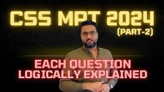 CSS MPT 2024 Solved Part-II - CSS MPT  2025 | FPSC English Portion Preparation