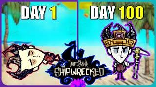 Can You Survive 100 DAYS in DON'T STARVE Shipwrecked?