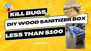 Kill Bugs and dry wood fast DYI wood kiln!