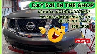 Armada nothing works, Jetta No Start, 98 F150 P1537, 200 IPDM. DAY 541 in the Shop