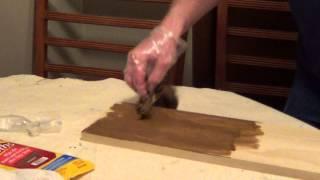 How to Stain Wood - Minwax - Stain Cloth