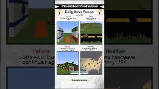 Daily news in 5 seconds!! #news #minecraft #headlines
