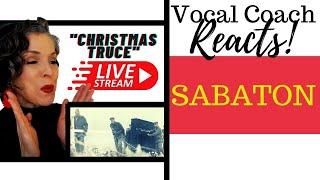 LIVE REACTION SABATON - Christmas Truce | Vocal Coach Reacts & Deconstructs