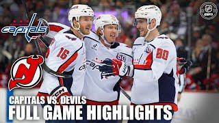 Washington Capitals vs. New Jersey Devils | Full Game Highlights | ESPN NHL