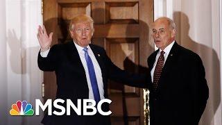 Ex-General John Kelly Tapped For Donald Trump's Head Of Homeland Security | Andrea Mitchell | MSNBC