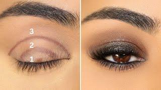 How To: Easiest Black/Brown Smokey Eyes with 2 Eyeshadows!