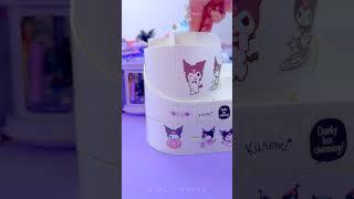 KUROMI ORGANIZER UNBOXING- ORGANIZE WITH ME #shorts #youtubeshorts #kuromi