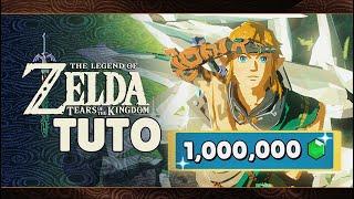 Comment OBTENIR 100,000 RUBIS en 5 MINUTES sur ZELDA TEARS OF THE KINGDOM ! V1.1.2