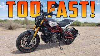 How fast is the Indian FTR in real life? Top Speed Run + Wheelies!