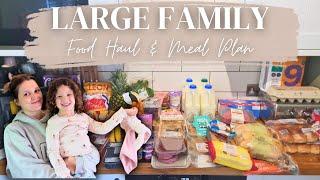 GROCERY HAUL & BIG FAMILY MEAL PLAN £150: JUNE 2025, UK MOM