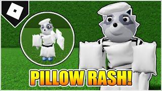 How to get "PILLOW RASH" BADGE + RASH MORPH in PIGGY RP CUSTOMS ROLEPLAY! [ROBLOX]