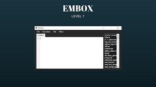 EMBOX(FULL LUA SCRIPT EXECUTOR)(LOADSTRING)(LEVEL 6/7)(PATCHED ROBLOX EXPLOIT)(19 JULY 2018)