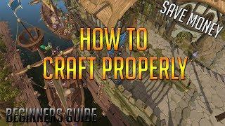 Albion Online | How to craft properly | How to save money when crafting | Save money and food
