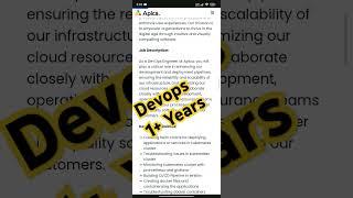 Apica hiring for Devops Engineer role #devopsjobs #dailyjobupdates #apica @ITAchieverYT #devjobs