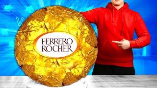 Riesen Ferrero Rocher | Wie man die weltgrößten DIY Ferrero Rocher macht von VANZAI KOCHEN