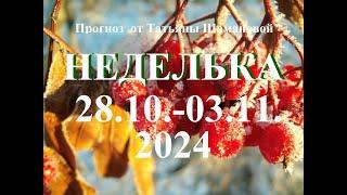 РЫБЫ. НЕДЕЛЬКА   с 28 октября  -  по 03 ноября 2024 года. ТАРО прогноз.  Татьяна Шаманова.