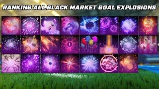 Ranking All Black Market Goal Explosions 2022 - Rocket League