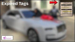 Leased Rolls-Royce Expired TAGS Porsha Williams Real Housewives of ATL | Fights for Simons ASSETS!